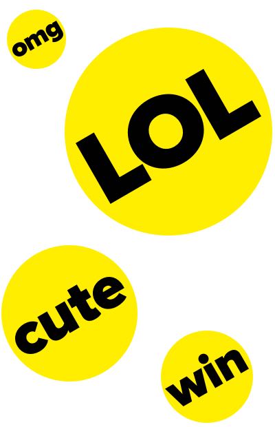 BuzzFeed article category tags: omg, LOL, cute, win